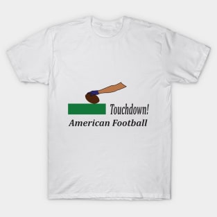 Arm of an american football player making touchdown T-Shirt